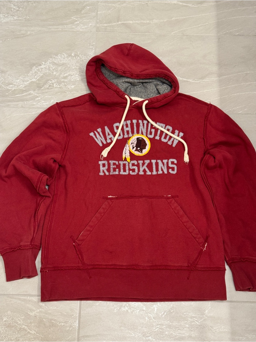 Washington Redskins Red Reebok Pullover Hoodie NFL